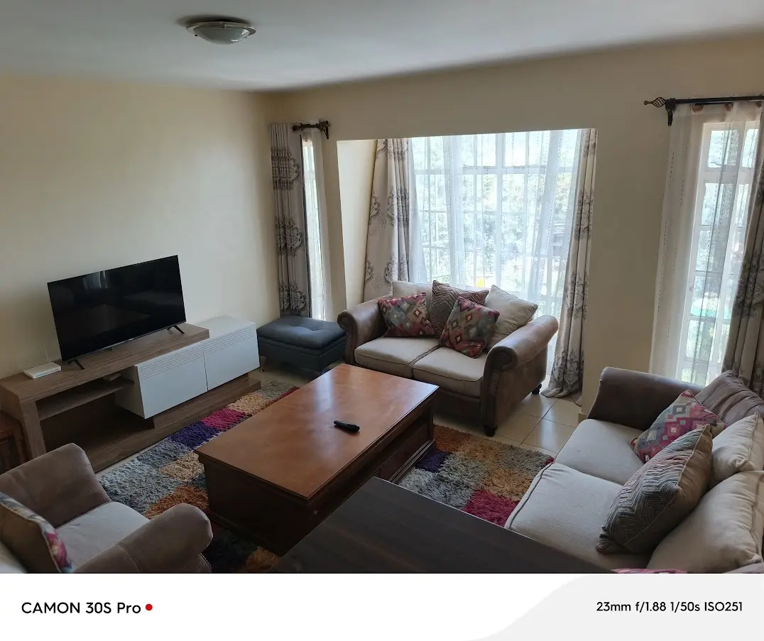 3 bedroomed apartment fully furnished and serviced to let in langata