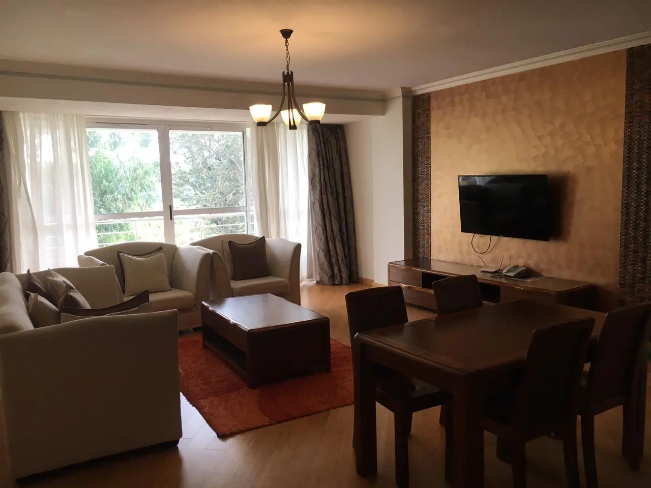 Furnished 2 bedroom apartment for rent on kiambu road