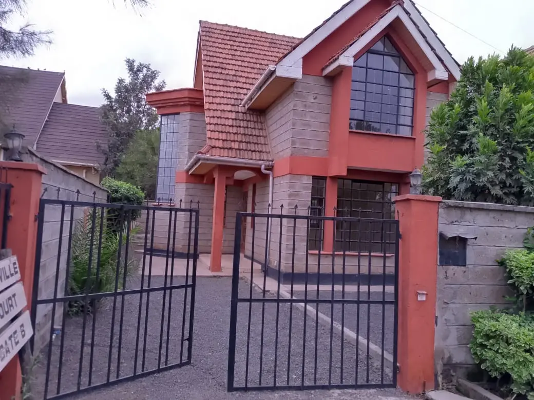 4-Bedroom Townhouse in Syokimau Gated Community For Sale
